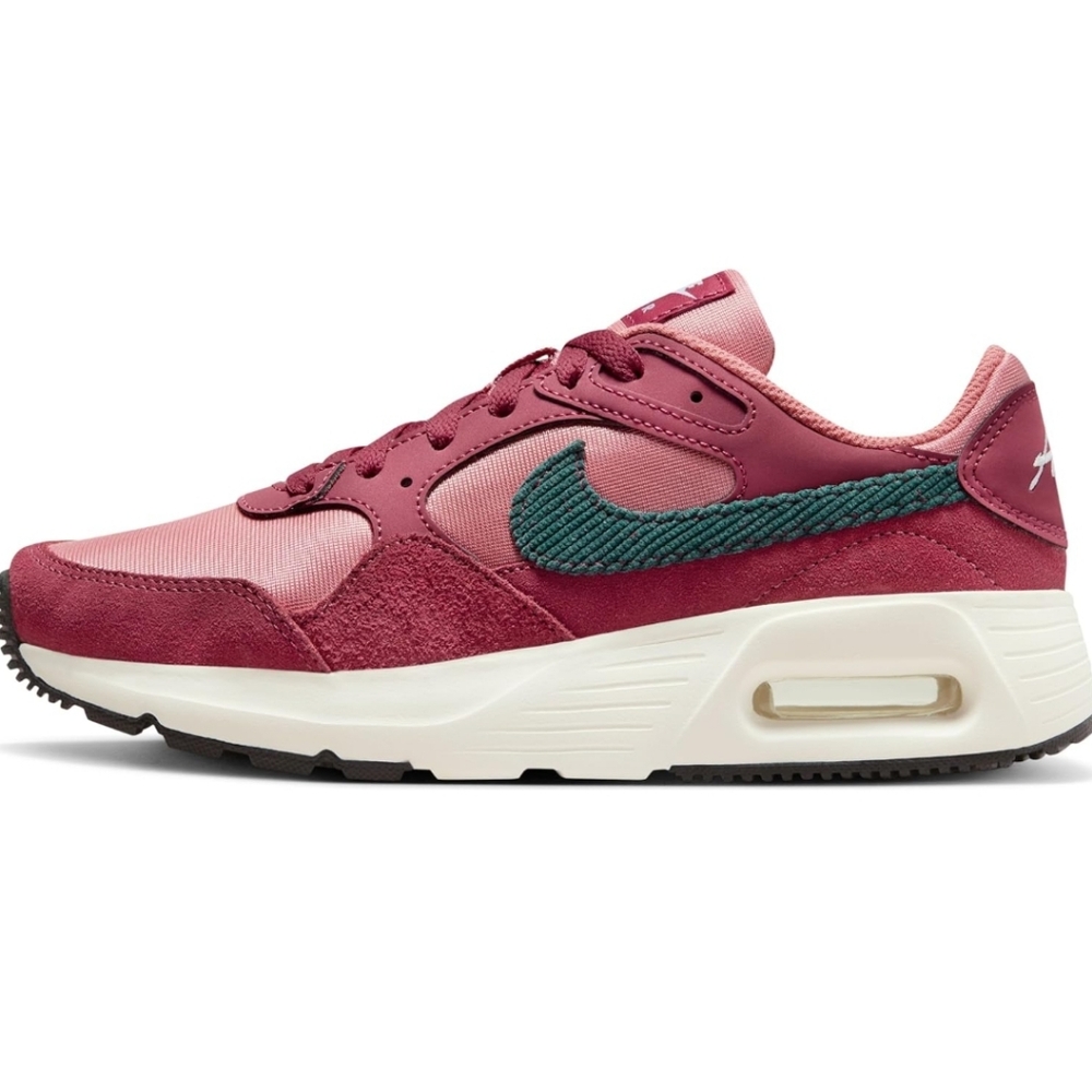 Nike Pink and Green Sneakers with Classic Design